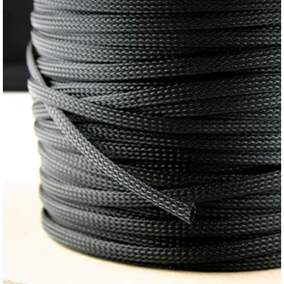Abbildung von 10 Meter Gewebeschlauch Ø 3 80 mm Geflechtschlauch PET Isolierschlauch Kabelschutz Kabelschlauch (50 mm)