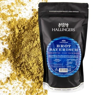 Abbildung von Hallingers Brot Bayerisch Brotgewürz zum Brotbacken oder aufs (Bag) Adventskalender Neuheiten &amp; befüllen Geburtstag Glückwunsch Neues Zuhause Jahrestag Genesung