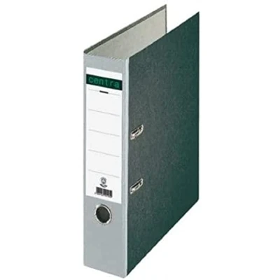Abbildung von Centra Standard Ordner, Wolkenmarmor, 20er Pack, Recycling, Blauer Engel, LGA Zertifikat, A4, 8 cm breit, bis zu 600 Blatt (80 g/m²), Kantenschutz, Griffloch, grau, 220127