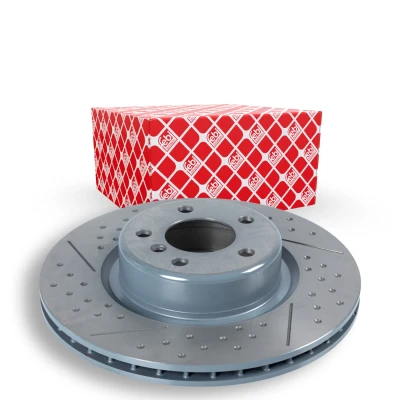 Abbildung von FEBI BILSTEIN 105722 Bremsscheibe Hinterachse 345 24 5 120 gelocht/innenbel. beschichtet hochgekohlt BMW: 1 Schrägheck, 2 Coupe, 3 Touring