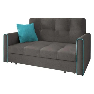 Abbildung von MIRJAN24 Schlafsofa Viva Bis III, mit Bettkasten und Schlaffunktion, inkl. Kissen, 3 Sitzer, Metallfüße