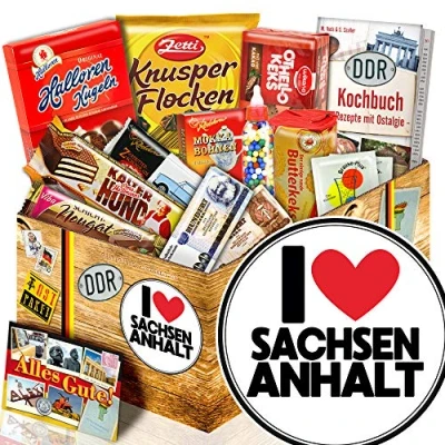 Abbildung von I Love Sachsen Anhalt/Süßigkeiten Set DDR/Sachsen Anhalt Geschenkbox