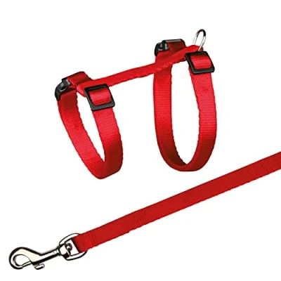 Abbildung von Trixie Katzengeschirr mit Leine Katzenharness 27 45 cm/10 mmx120 c...