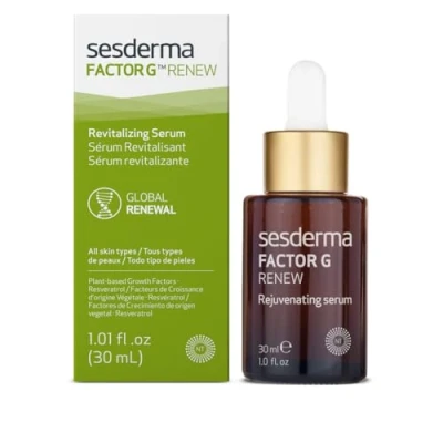 Abbildung von Sesderma Factor G Renew Verjüngungsserum Hydratisierte und Erneuerte Haut Verjüngung Reife Anti Aging Pflege.
