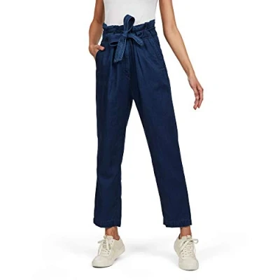 Abbildung von G STAR RAW Damen Bronson Army Paperbag Trousers, Blau (rinsed D11623 A785 082), 25W / 32L