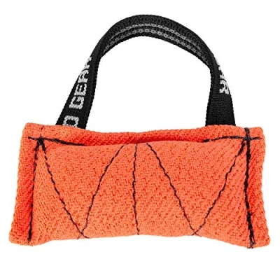 Abbildung von Dingo Gear Baumwolle Nylon Beißwurst für Hundetraining 15 x 8 cm Piccolo Orange S00699