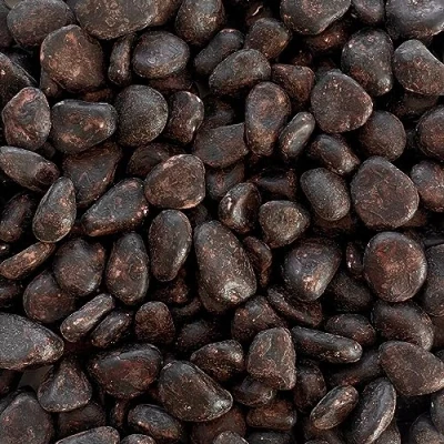 Abbildung von Eurosand Marbles 7 15mm Dekosteine 1 KG braun Kaffee. Streudekoration Tischdekoration