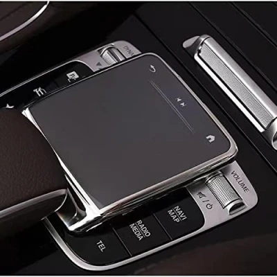 Abbildung von SHIFENG Schutzhülle für Mercedes Benz A W177 B W247 GLB X247 CLA W118 GLE W167 GLS X167 2020 2021, weiche TPU Auto Mittelkonsole, Mausschutz (Silber)