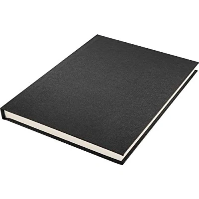Abbildung von Dummyboek, blanco, zwart linnen kaft