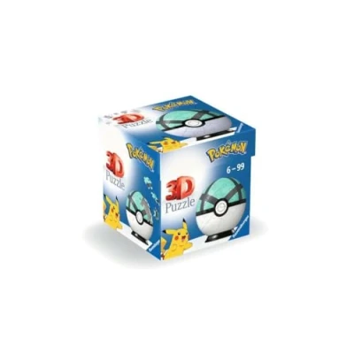 Abbildung von Ravensburger 3D Puzzle Ball Pokémon Netzball, 54 Puzzleteile, Made in Europe