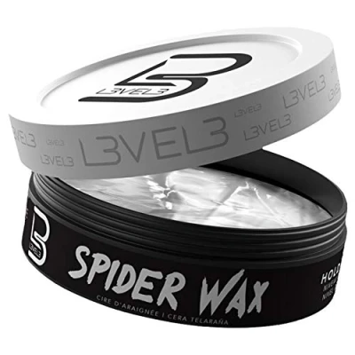 Abbildung von Level 3 Spider Wax Long Lasting and Strong Hold L3 Improve your Hair Volume Texture Three for Men…
