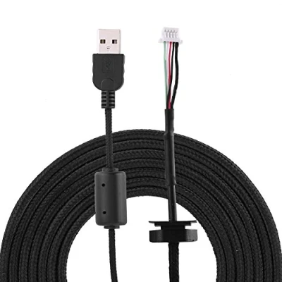 Abbildung von USB Maus Linie Kabel Ersatz Reparatur Zubehör,Mauslinie für Logitech G9 / G9X Spiel Maus,2 Meter