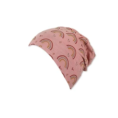 Abbildung von Sterntaler Baby Mädchen Beanie Slouch Regenbogen Baby, Kinderbeanie aus Jersey Baumwolle mit Print zartrosa, 49