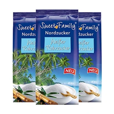 Abbildung von Sweet Family Wei?er Rohrzucker, 500g 3er Pack