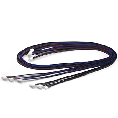 Abbildung von Iverntech 6 Stück 2M XH2.54 4 Polige bis Terminal Schrittmotor Kabel für 3D Drucker Nema 17