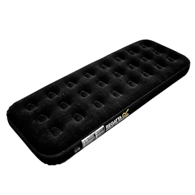 Abbildung von Regatta Aufblasbare Matratze, für 1 Person, Velours, Schwarz