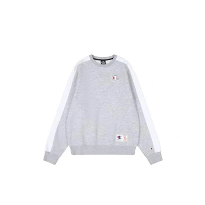 Abbildung von Champion Herren Legacy Retro Sport (220318) Soft Compact Poly Fleece Crewneck Sweatshirt, Grau (EM021), XXL