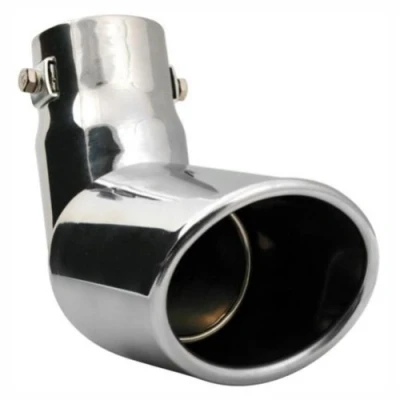 Abbildung von Lampa 60002 Auspuffblende &#039;Bend 120&#039;, Edelstahl, Durchmesser 30 45mm