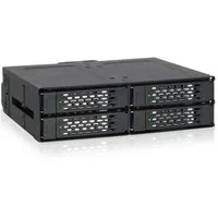 Abbildung von ICY DOCK Backplane IcyDock 4x6,3cm SATAI III in 1x5,25&quot; HDD/SSD sw, MB607SP B, Schwarz