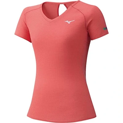 Abbildung von Mizuno Herren Dryaeroflow Tee ärmelloses T Shirt, Rot (Sugar Coral), XL