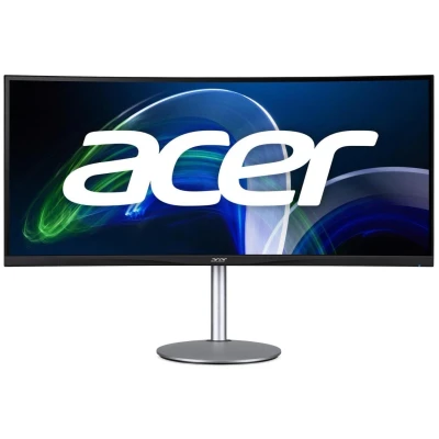 Abbildung von Acer CB342CUR Monitor 34 Zoll (86 cm Bildschirm) QHD, 75Hz OC, 60Hz, 1ms (VRB), 2xHDMI 2.0, DP 1.2, höhenverstellbar, HDMI/DP FreeSync