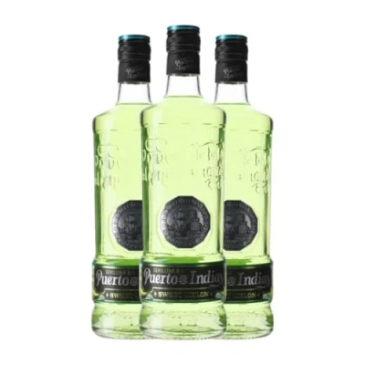 Abbildung von Gin Puerto de Indias Sweet Melon 70 cl (Karton mit 3 Flaschen von cl)
