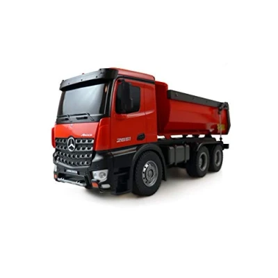 Abbildung von Amewi RC Bagger Mercedes Benz Arocs LKW Kipper 2,4GHz RTR 1:18 rot
