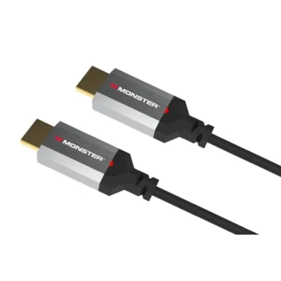 Abbildung von Monster Essentials HDMI Kabel 1,8m, Ultra HD 4K with Ethernet, Super Speed 22,5Gbps Übertragungsrate, HDR Video Kabel, ARC Korrosionsbeständige 24K Goldkontakte