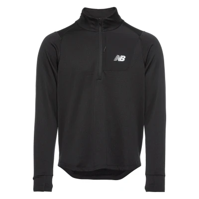 Abbildung von New Balance Mens NB Heat Grid Half Zip Black L