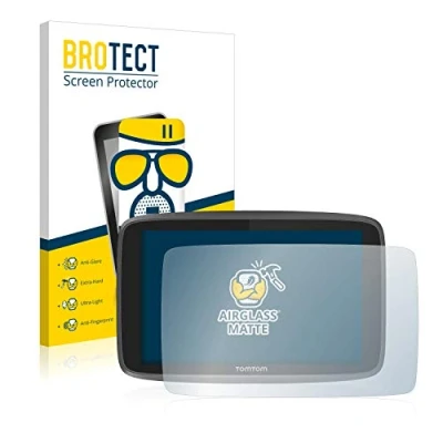 Abbildung von BROTECT Entspiegelungs Schutzglas für TomTom Go Professional 6250 Schutz Folie Panzerfolie Glas Matt [Extrem Kratzfest 9H, Anti Reflex]