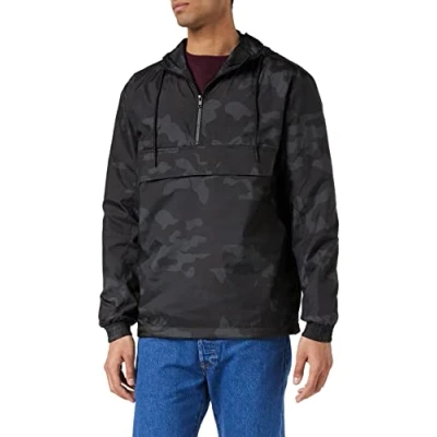 Abbildung von Urban Classics camo PULL OVER Windbreaker Windbreaker, Herren, Größe: Large, Gray
