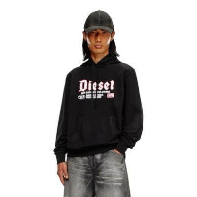Abbildung von Diesel HOOD Kapuzenpullover, Herren, Größe: Large, Black