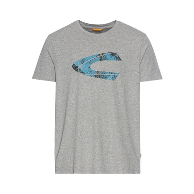 Abbildung von camel active Tshirt print, Herren, Größe: XXL, Stone grey