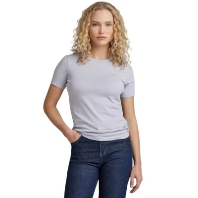 Abbildung von G STAR RAW Women&#039;s Tops Core Slim Top, Grau (icelandic blue D23793 4107 G081), XS