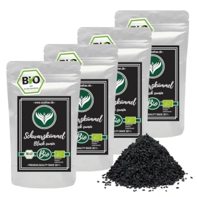Abbildung von Azafran BIO Schwarzkümmel Samen ganz Original Ägyptisch nigella sativa 1kg