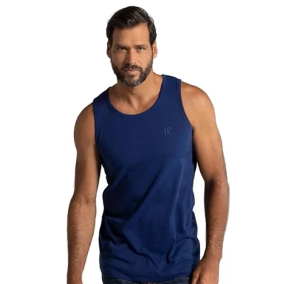 Abbildung von JP1880 ÄRMELLOS Rundhals Unterhemd/shirt, Herren, Größe: Large, Tinte