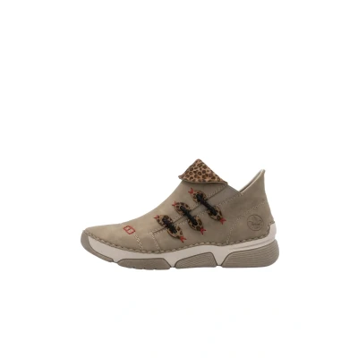 Abbildung von Rieker Ankle Boot, Damen, Größe: 36, Beige Schuhe