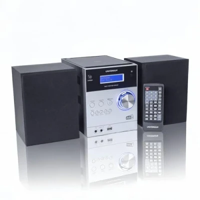 Abbildung von UNIVERSUM Stereoanlage mit CD, DAB+, UKW Radio, Bluetooth, AUX In und USB MS 300 21 Silver