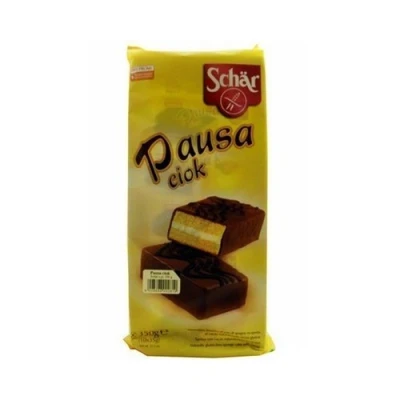 Abbildung von Schar Pausa ciok süße Snacks Biskuitkuchen Kuchen mit Milchcreme 350g gluten frei milk snack