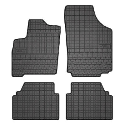 Abbildung von FROGUM 543015 Fußmattensatz Gummi vorne und hinten 4 schwarz Maßgefertigt OPEL: Meriva B, A