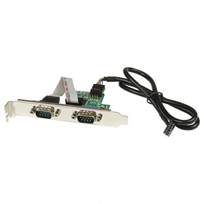Abbildung von StarTech.com 61cm interner USB Mainboard Header auf Seriell RS232 Adapter IDC RS 232/DB9 Slotblech