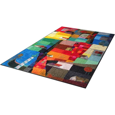 Abbildung von wash+dry by Kleen Tex Teppich &quot;Venetien&quot;, rechteckig, rutschhemmend, In und Outdoor geeignet, waschbar