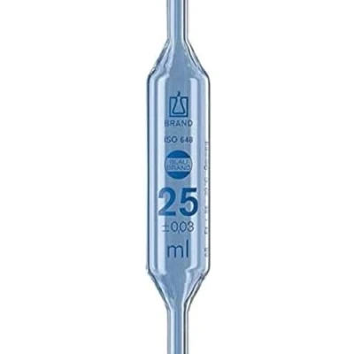 Abbildung von BRAND 29714 Vollpipette, Klasse AS, DE M, 20 mL, 1 Marke, Blau (6 er pack)