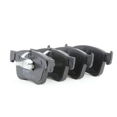 Abbildung von RIDEX 402B0946 Bremsbelagsatz Vorderachse Low Metallic für Verschleißwarnanzeiger vorbereitet, exkl. Verschleißwarnkontakt mit Kolbenclip
