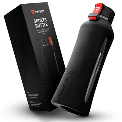 Abbildung von VIA FORTIS Sport Trinkflasche aus Glas 550ml