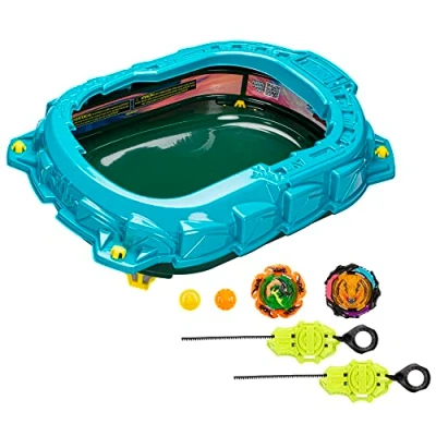Abbildung von Hasbro Spielwelt F6780EU4 Beyblade Burst QuadStrike LIGHT IGNITE BATTLE SET
