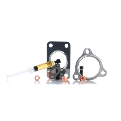 Abbildung von AJUSA JTC11013 Montagesatz, Lader with studs, syringe oil mit Dichtungen Montageanleitung AUDI: A4 B5 Limousine, B6 Avant, B7 Avant