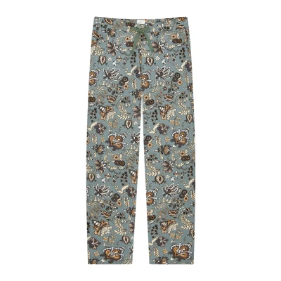 Abbildung von Schiesser Damen Schlafhose lang Baumwolle Mix + Relax Pyjamaunterteil, Mineral_182102, 46
