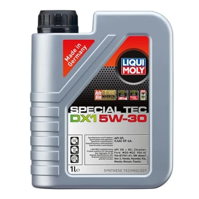 Abbildung von Liqui Moly Special Tec DX1 5W 30 1l Motoröl 3765 TOYOTA: Avensis II Limousine, Aygo, GT86 Coupe, OPEL: Zafira C Tourer, Astra K Sports Tourer