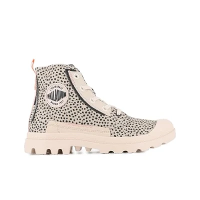 Abbildung von Palladium Pampa Underlayer Schnürstiefelette, Damen, Größe: 40, Stone Schuhe